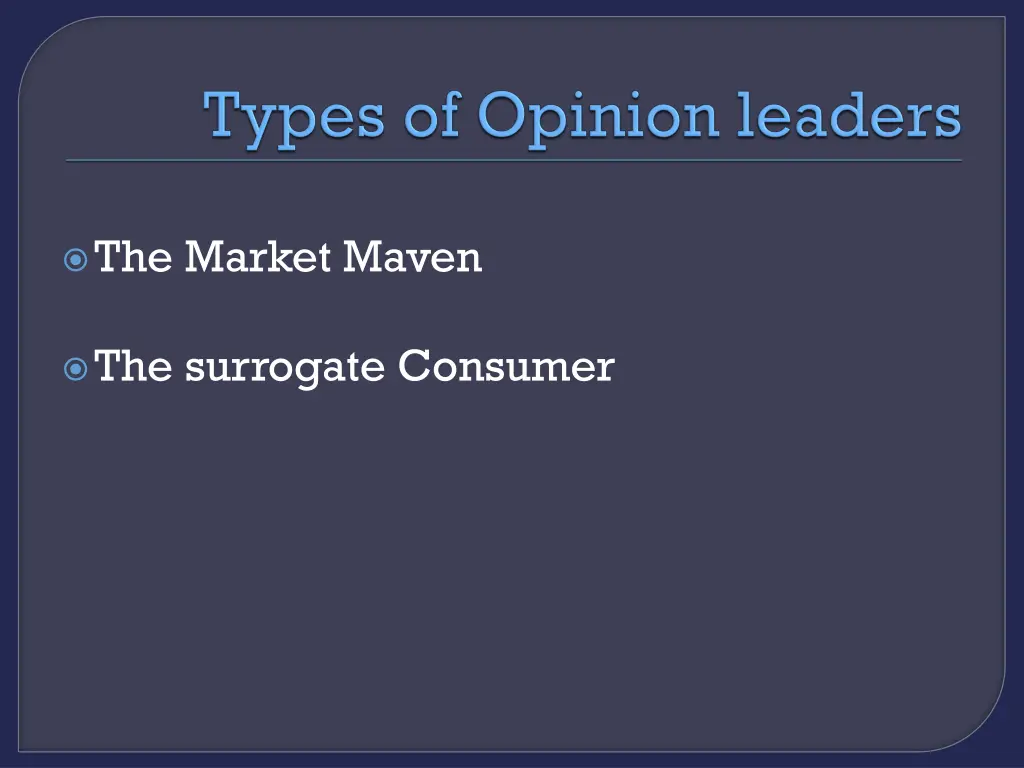 the market maven