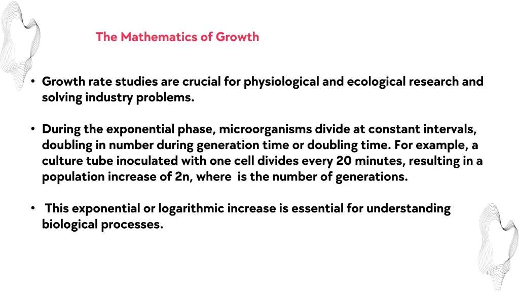 the mathematics of growth