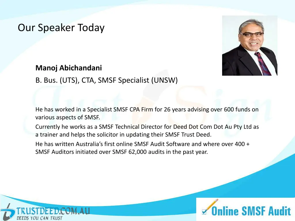 our speaker today