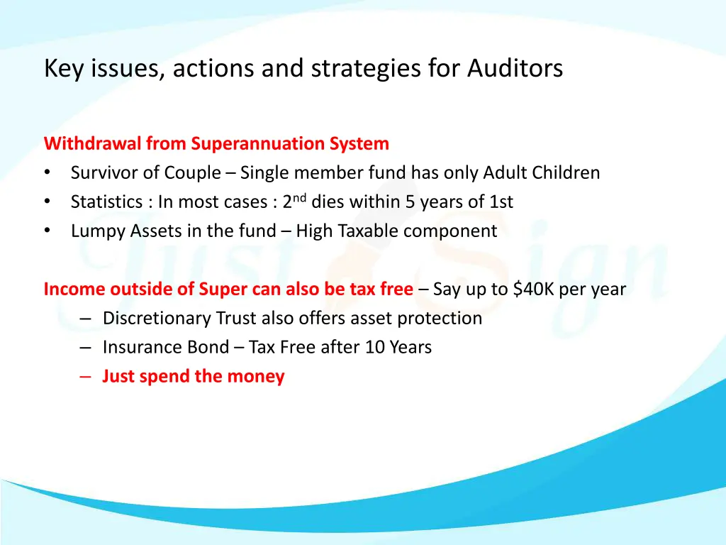 key issues actions and strategies for auditors 1
