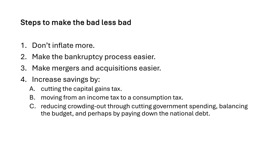 steps to make the bad less bad steps to make