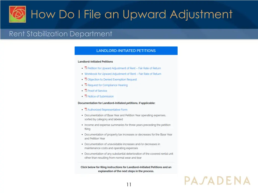 how do i file an upward adjustment