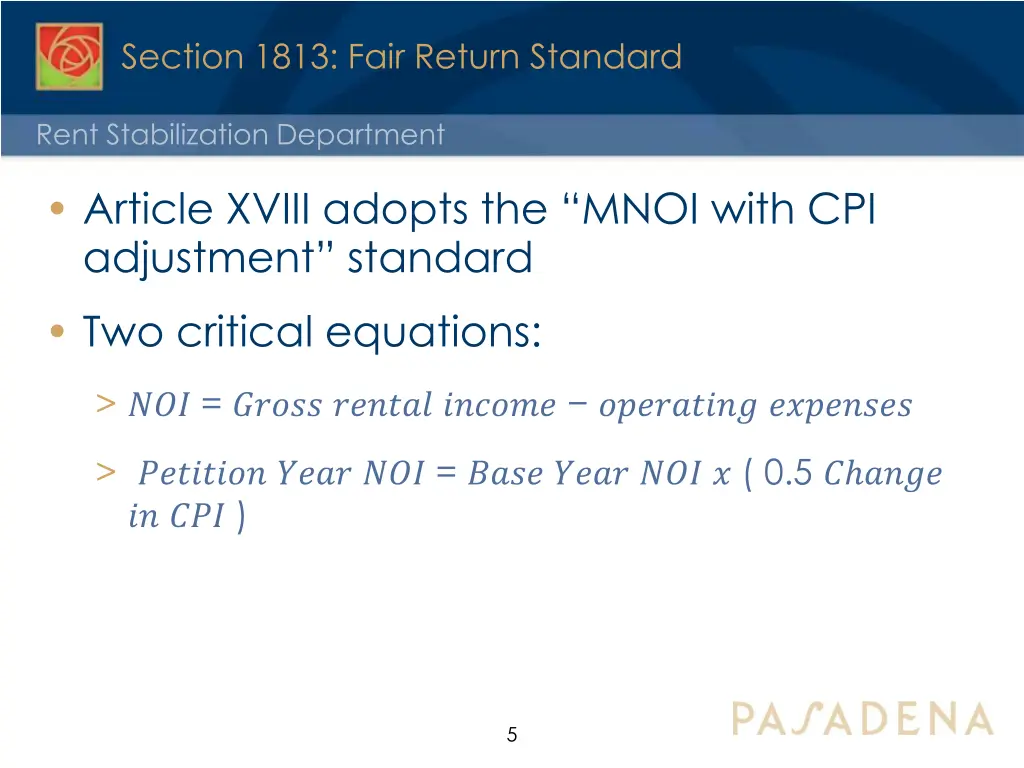 section 1813 fair return standard