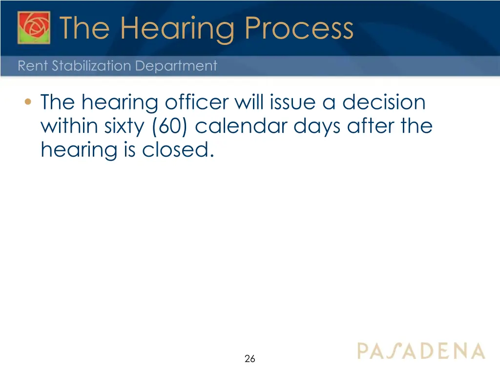 the hearing process 4