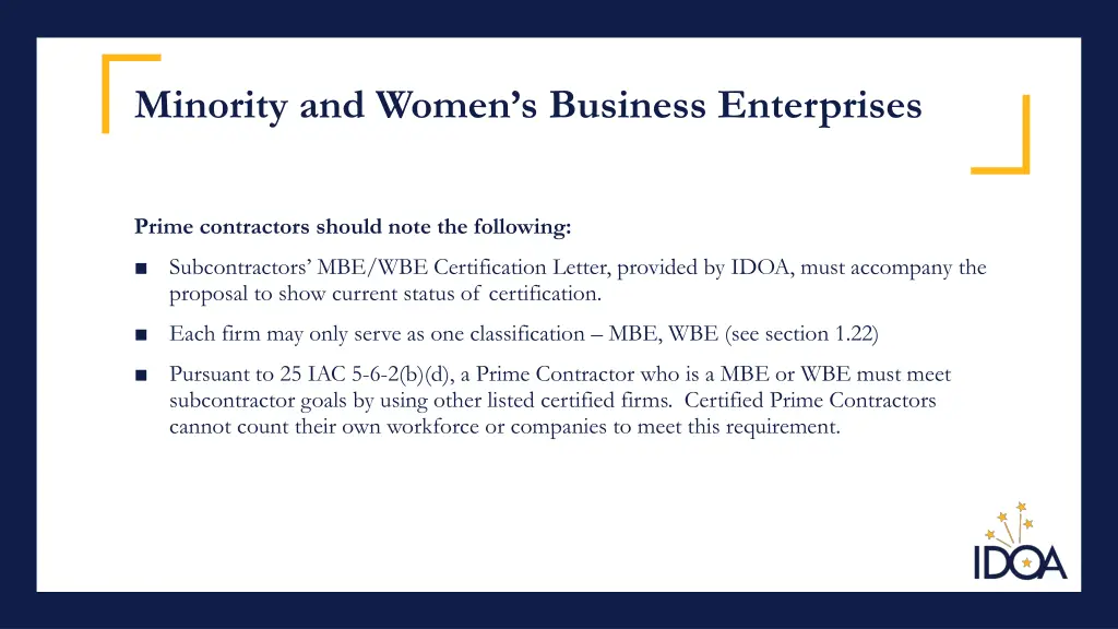 minority and women s business enterprises 3
