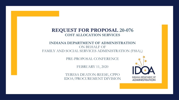 request for proposal 20 076 cost allocation