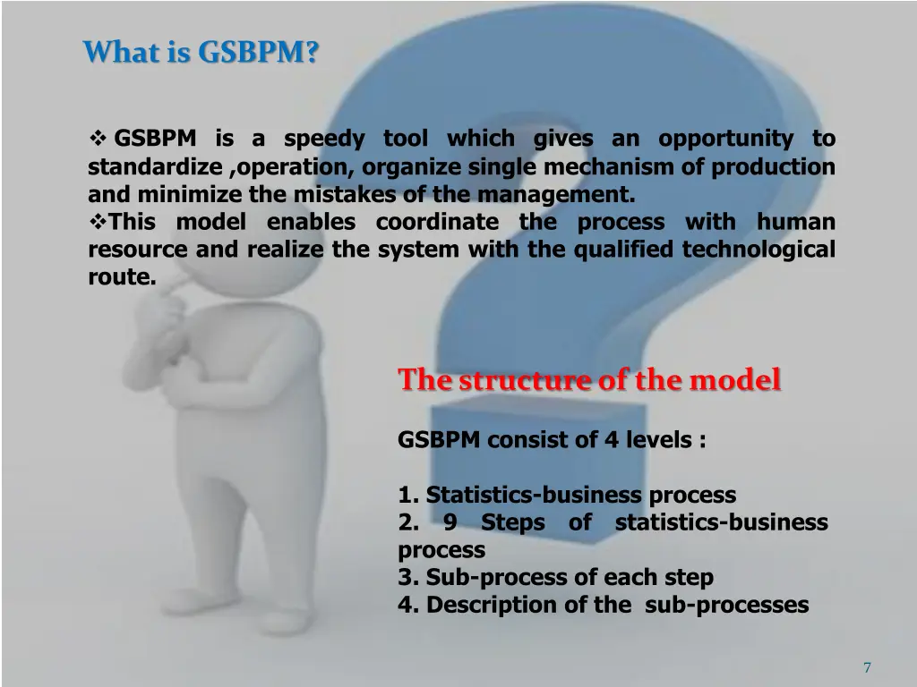 what is gsbpm