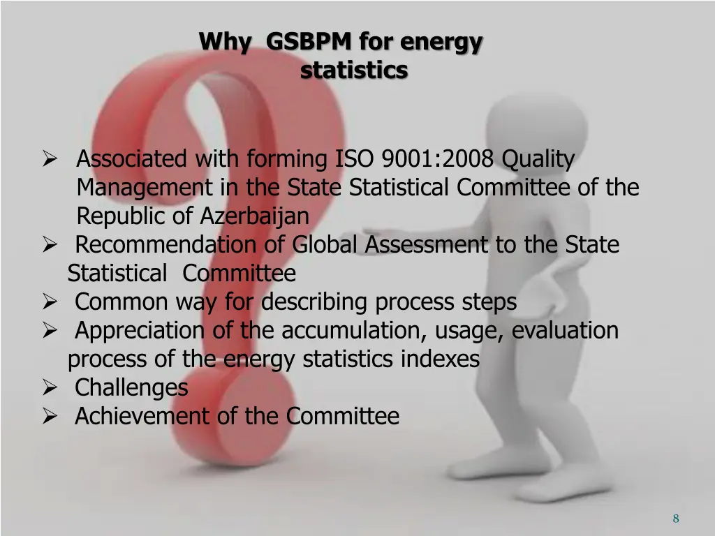 why gsbpm for energy statistics