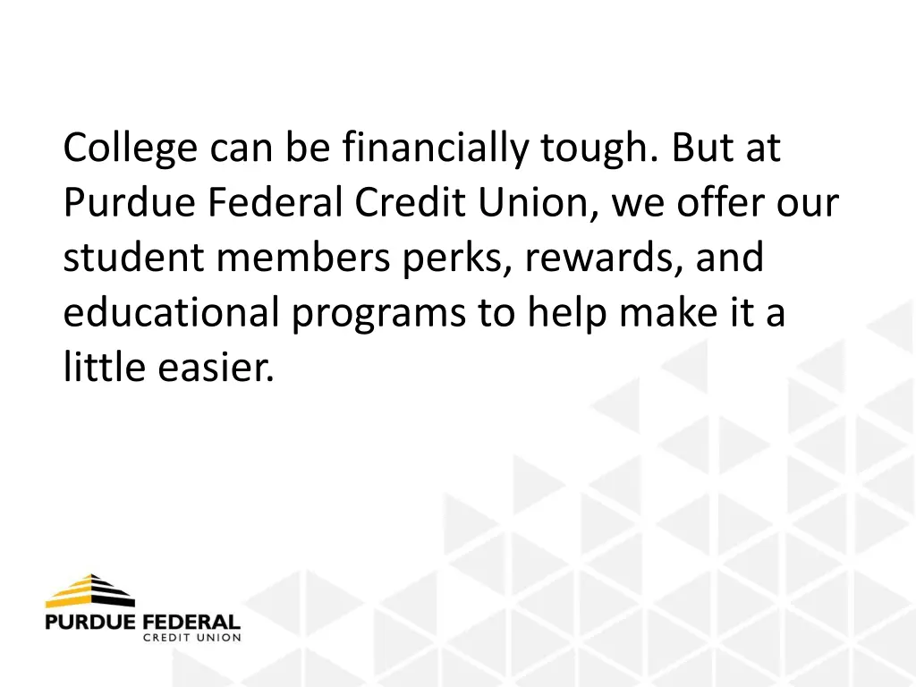 college can be financially tough but at purdue