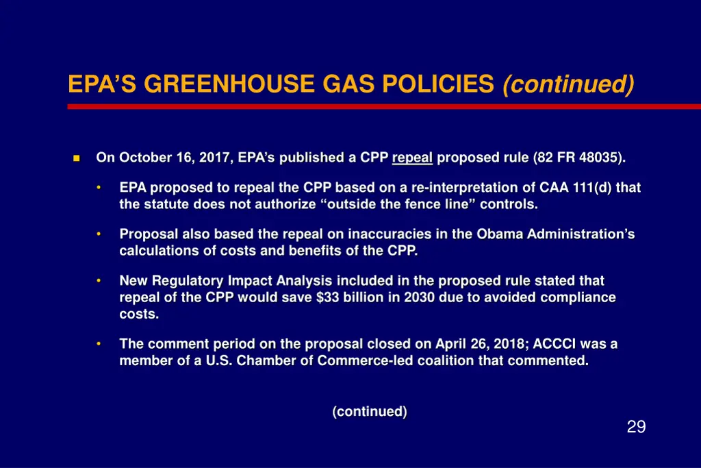 epa s greenhouse gas policies continued 1