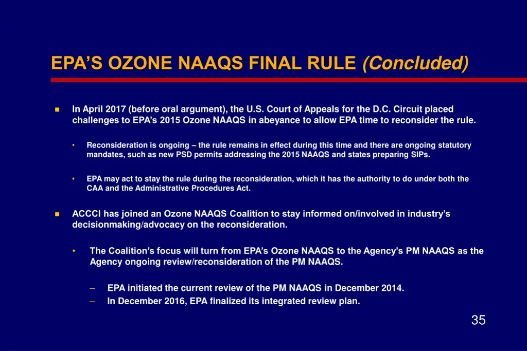 epa s ozone naaqs final rule concluded