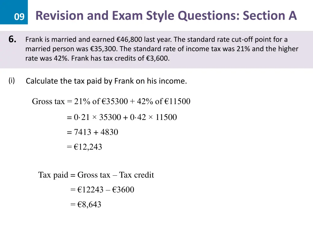 09 revision and exam style questions section a 10