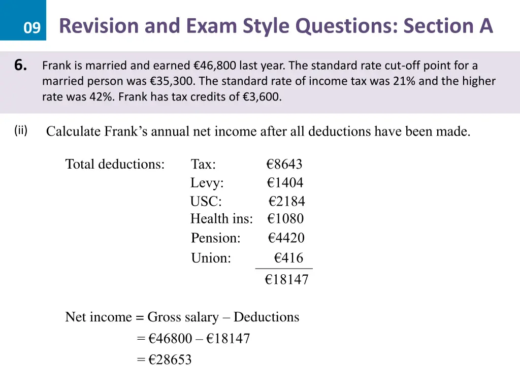 09 revision and exam style questions section a 12