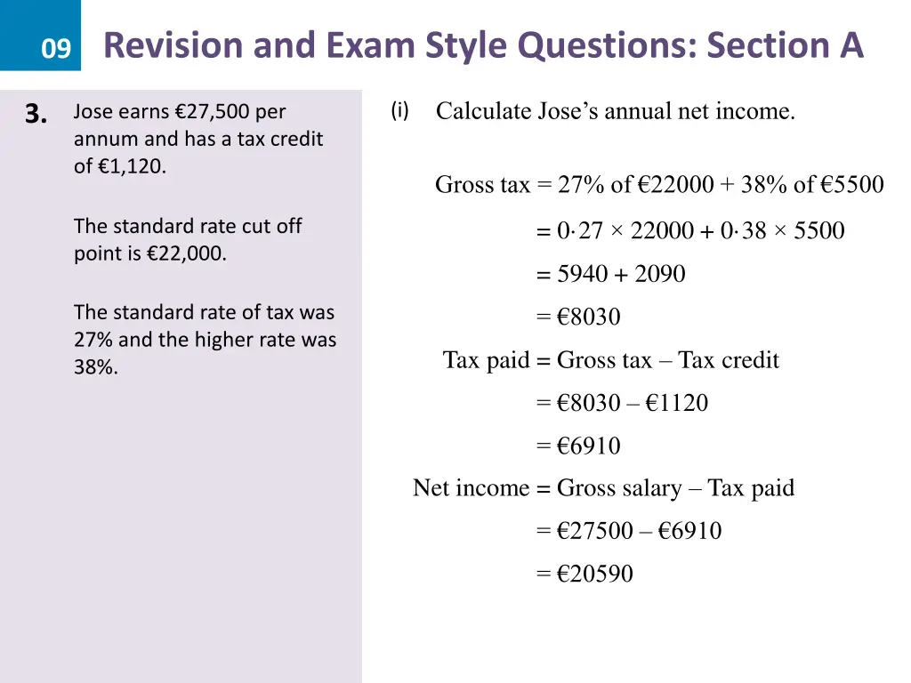 09 revision and exam style questions section a 3