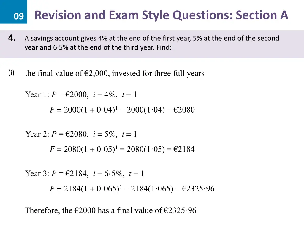 09 revision and exam style questions section a 5