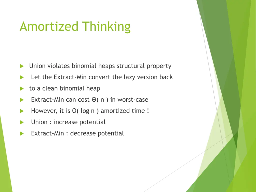 amortized thinking
