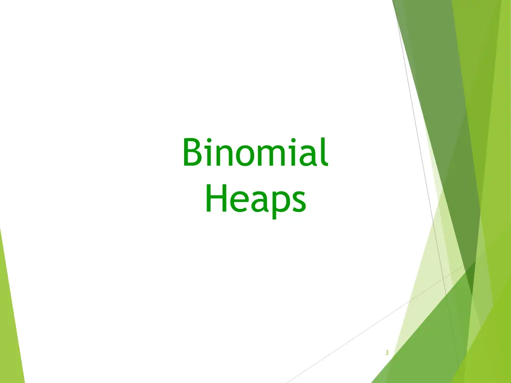 binomial heaps