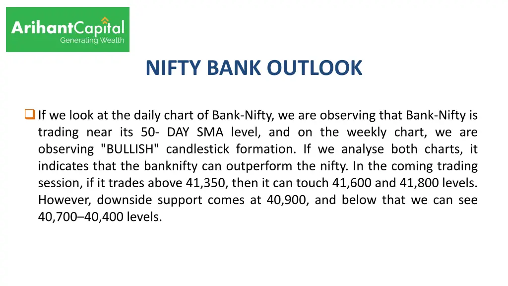 nifty bank outlook