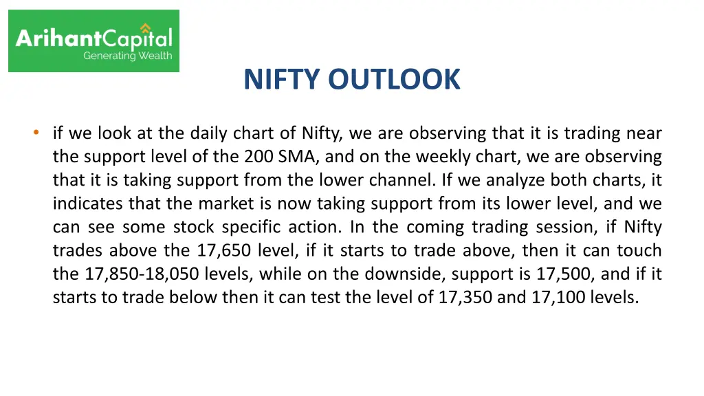 nifty outlook
