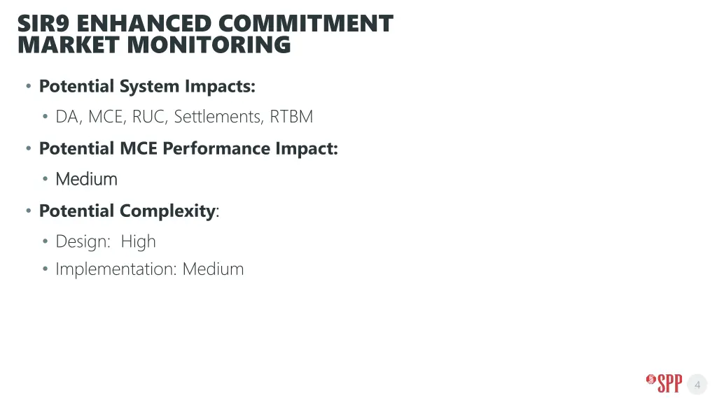 sir9 enhanced commitment market monitoring 2