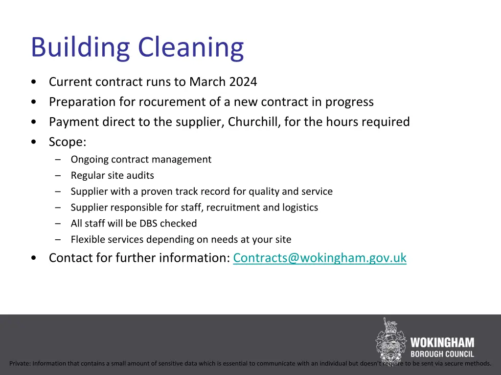 building cleaning