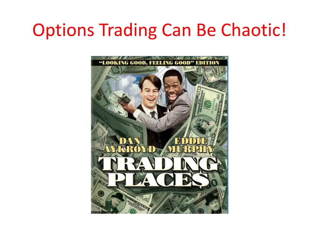 options trading can be chaotic