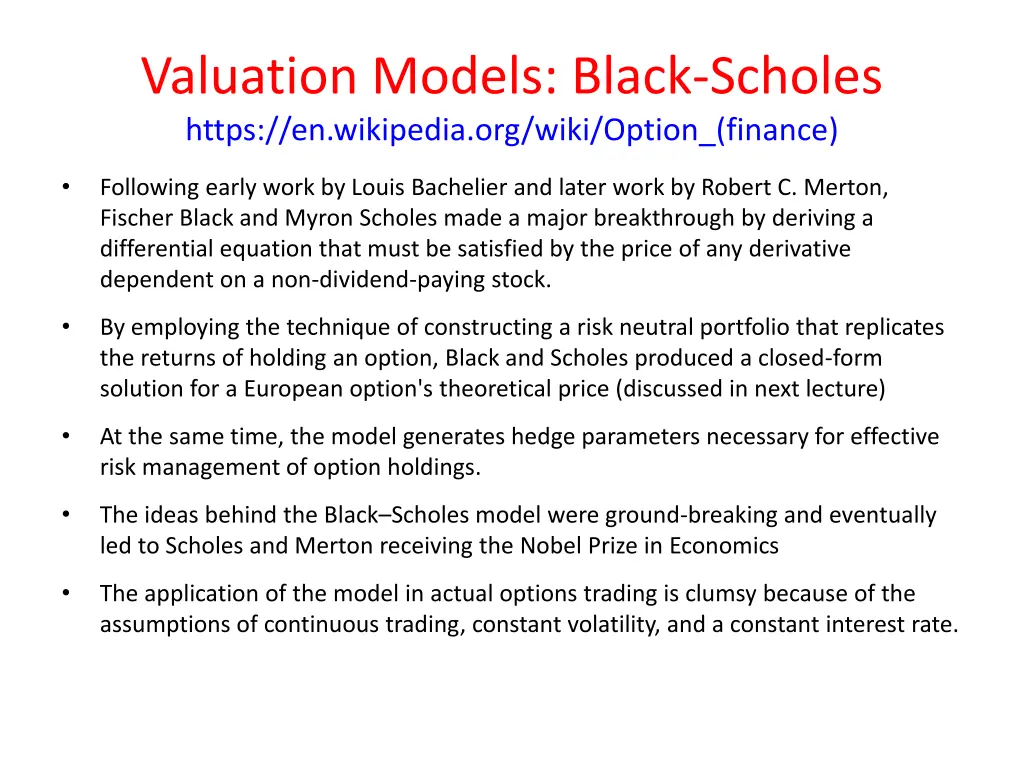 valuation models black scholes https en wikipedia