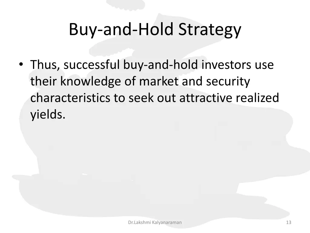 buy and hold strategy 3