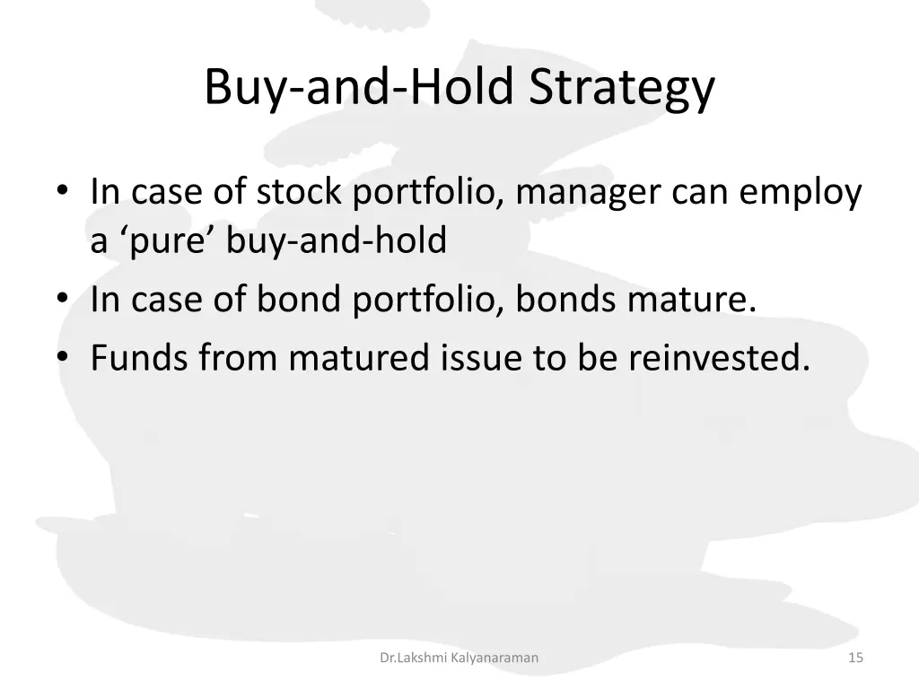 buy and hold strategy 5