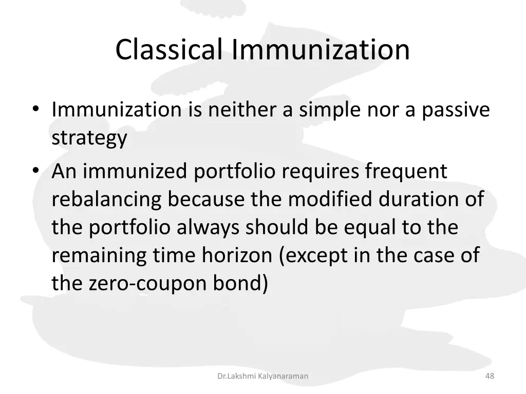 classical immunization