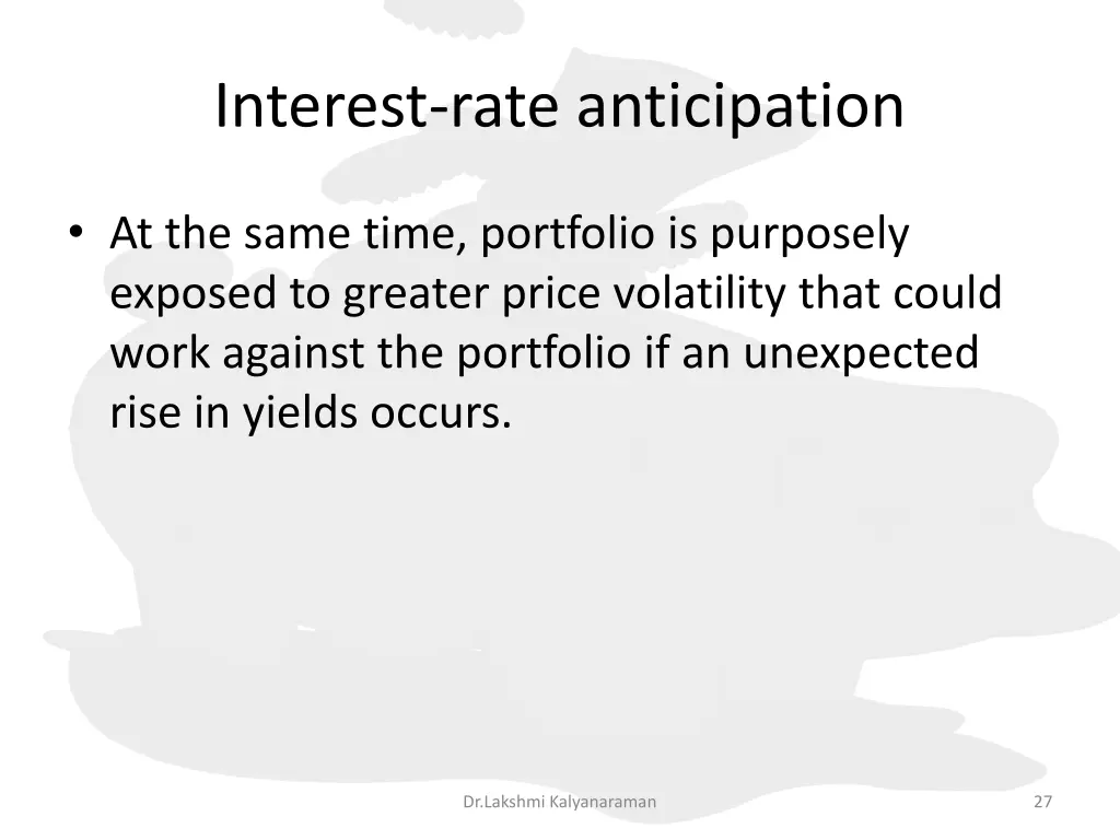 interest rate anticipation 3