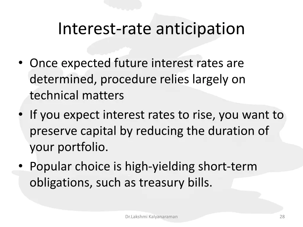 interest rate anticipation 4