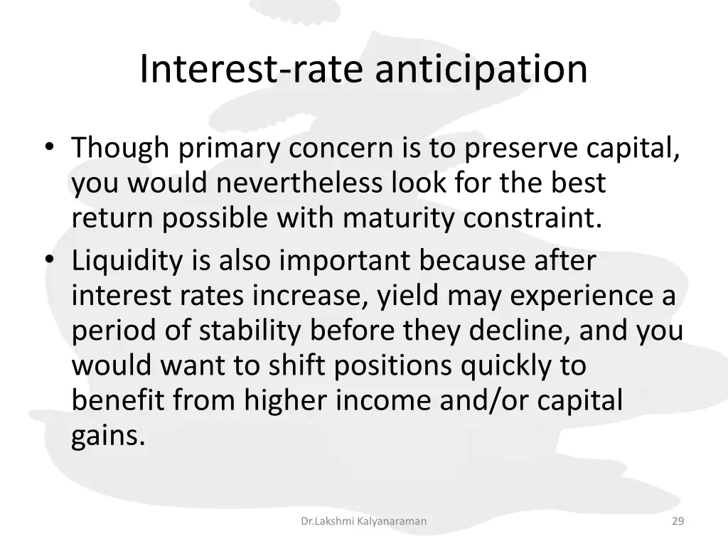 interest rate anticipation 5