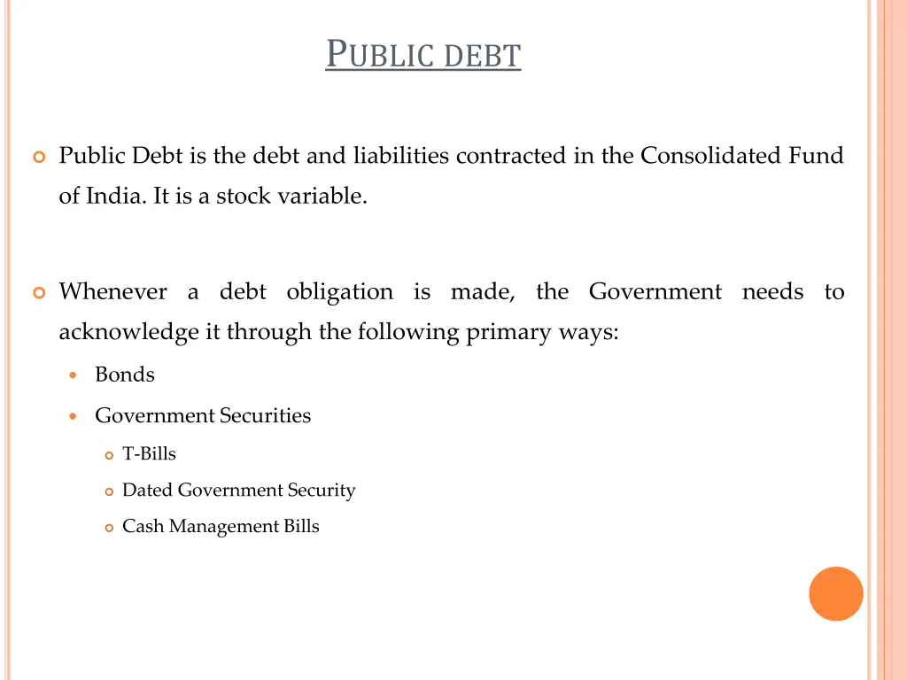 p ublic debt