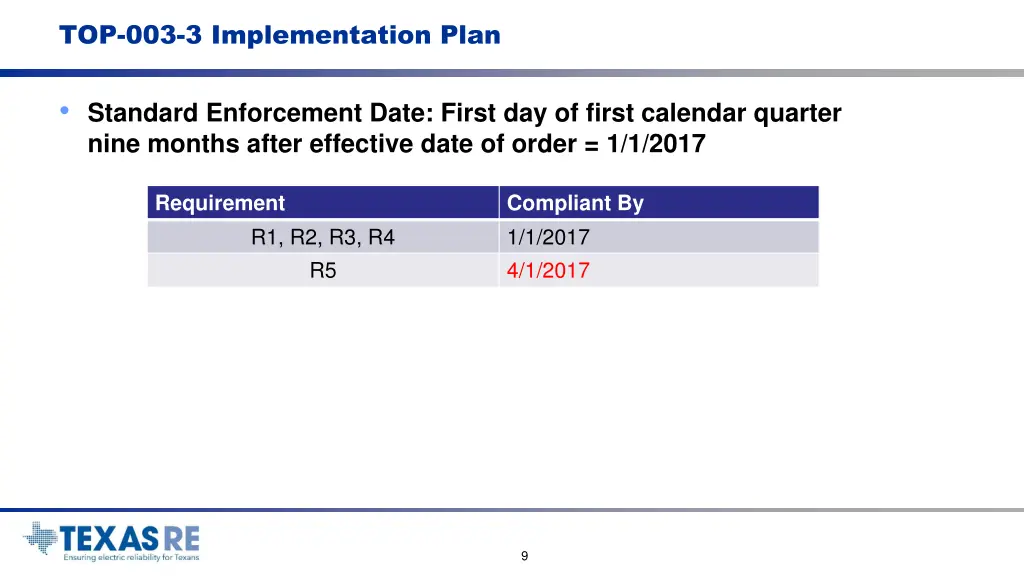 top 003 3 implementation plan 1