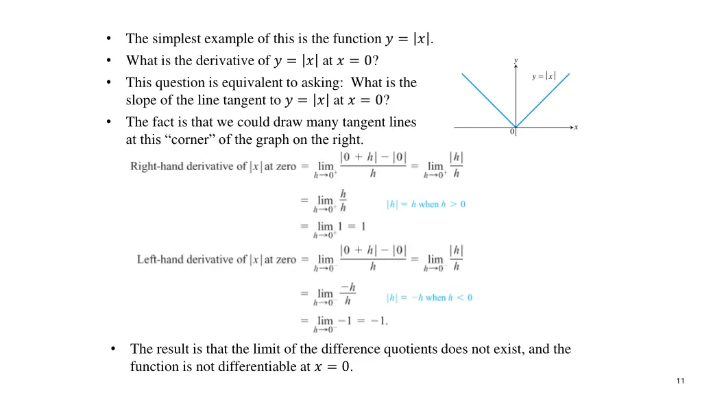 the simplest example of this is the function what