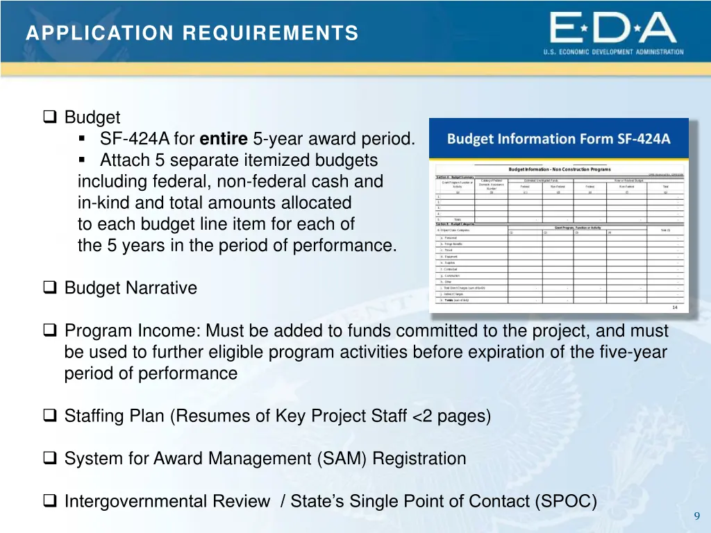 application requirements 1
