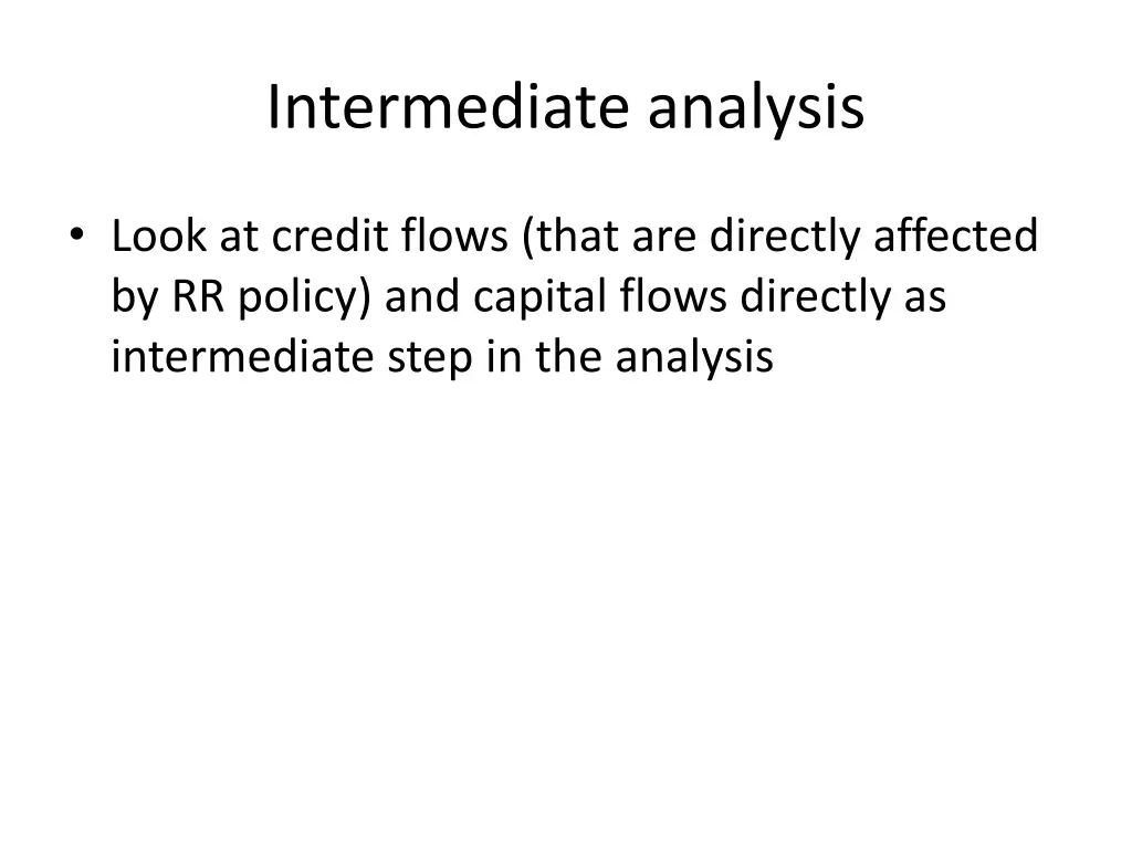 intermediate analysis