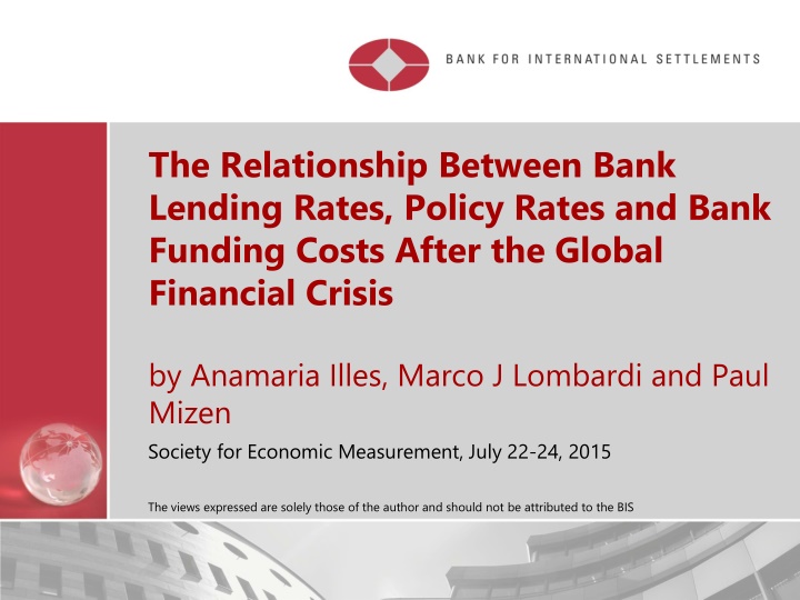 the relationship between bank lending rates