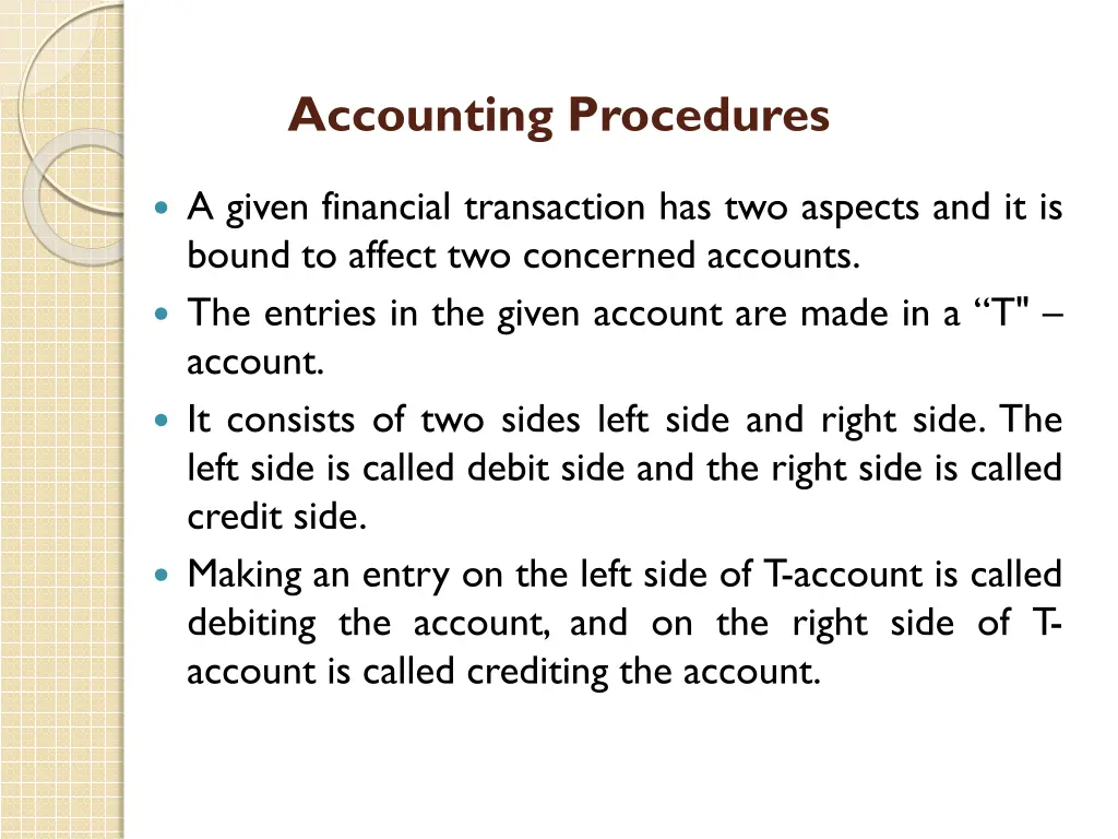 accounting procedures 1