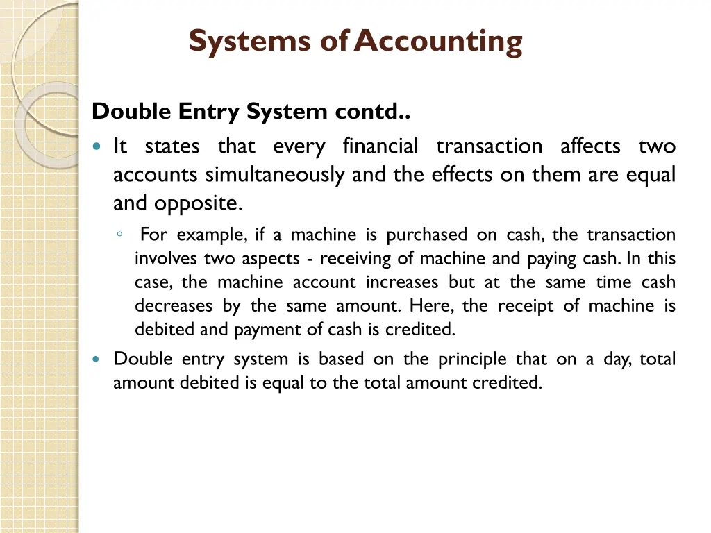 systems of accounting 3