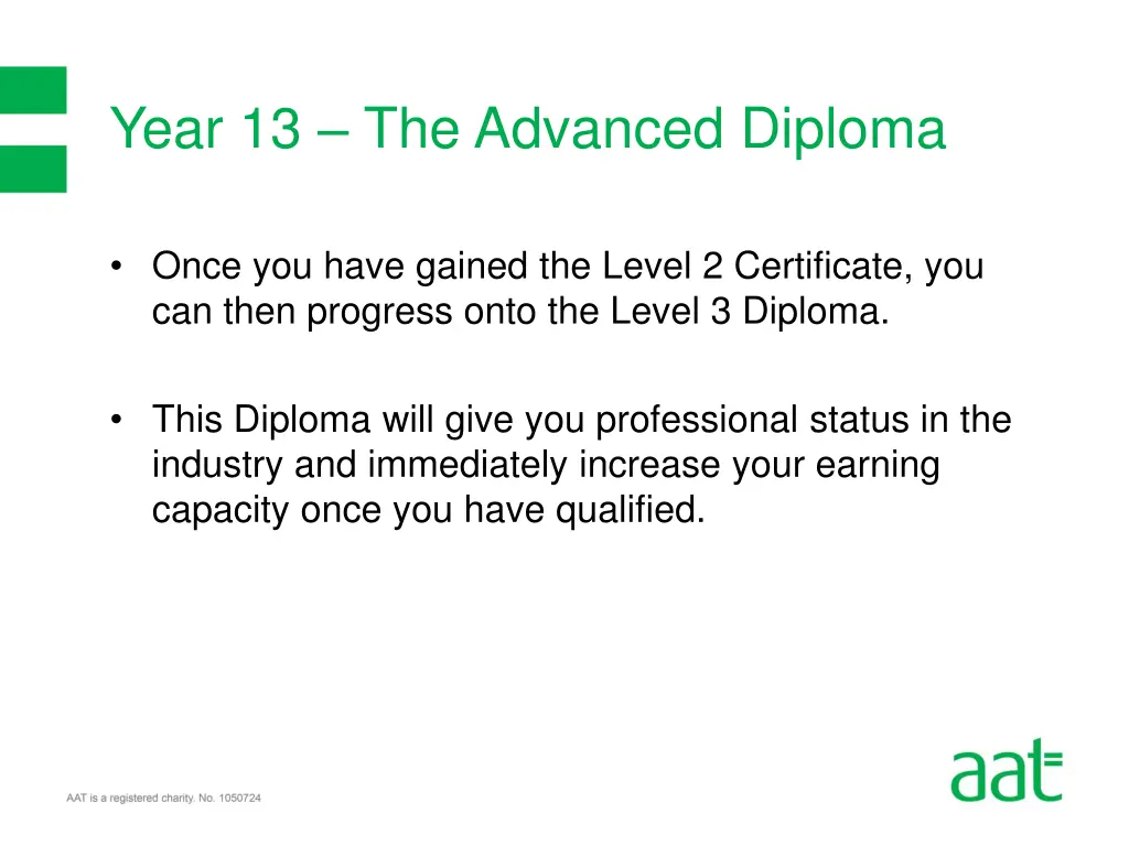 year 13 the advanced diploma