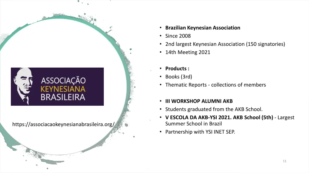 brazilian keynesian association since 2008