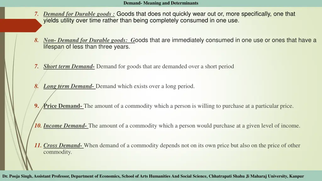 demand meaning and determinants 4