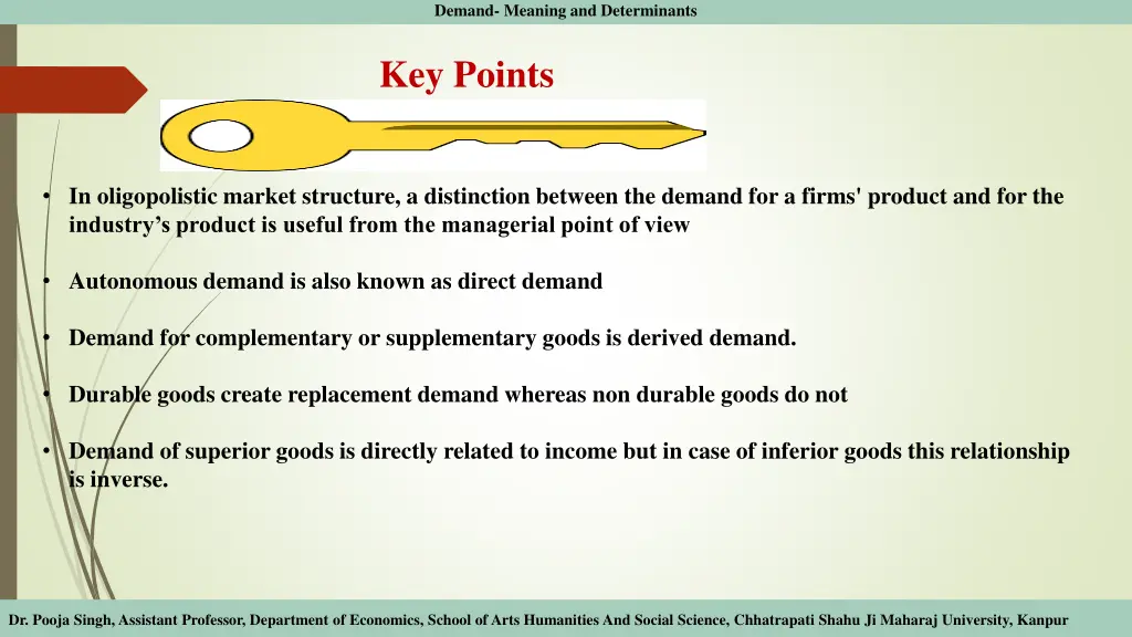 demand meaning and determinants 5
