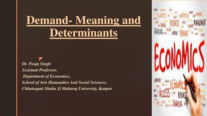 demand meaning and determinants