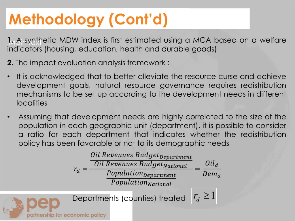 section title methodology cont d