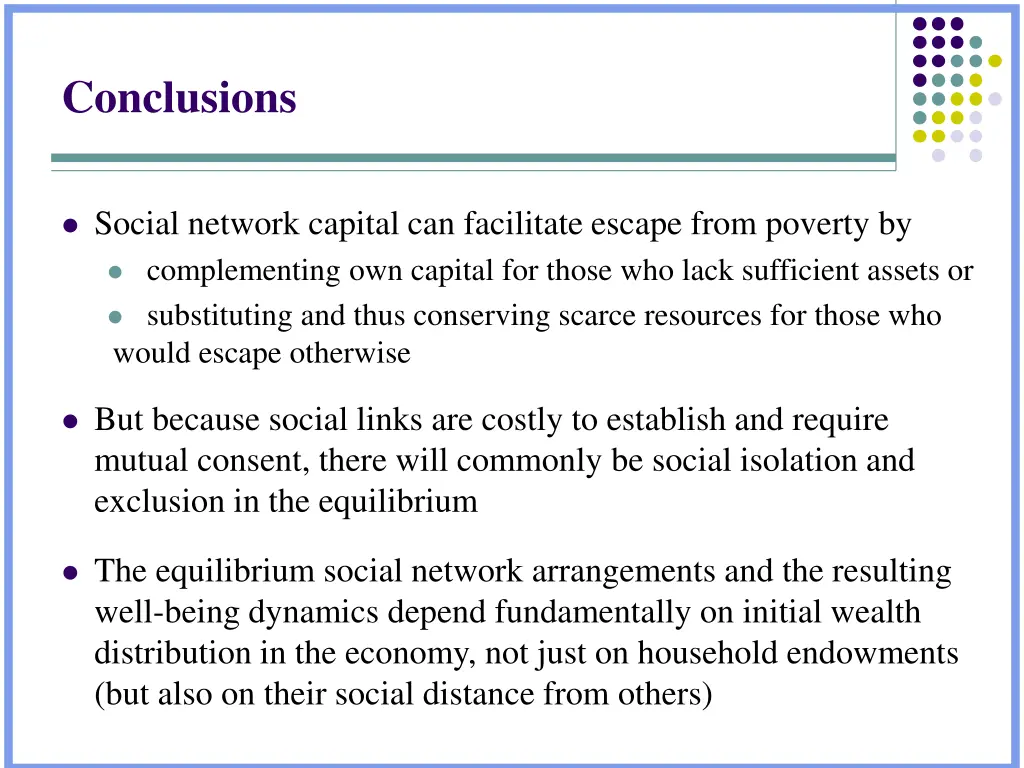 conclusions