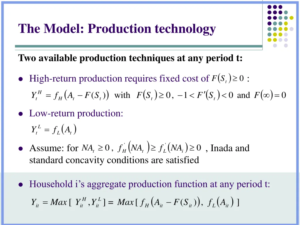 the model production technology