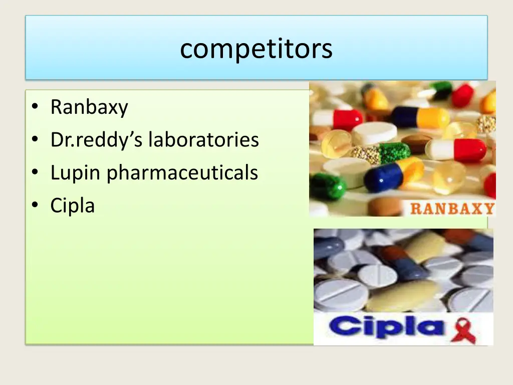 competitors